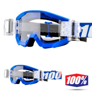 Maschera Cross 100% THE STRATA MUD Nation - Lente Trasparente
