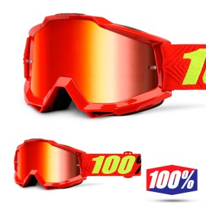 100% Maschera THE ACCURI JUNIOR Acidulous Cyan - Lente Blu Specchio