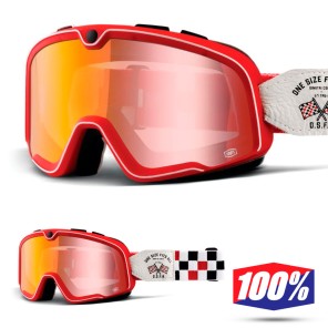 100% Maschera THE BARSTOW O.S.F.A. - Lente Rosso Specchio