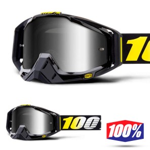 Maschera Cross 100% THE RACECRAFT Cosmos 99 - Lente Argento Specchio