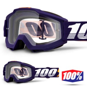 100% Maschera THE ACCURI Zest - Lente Trasparente