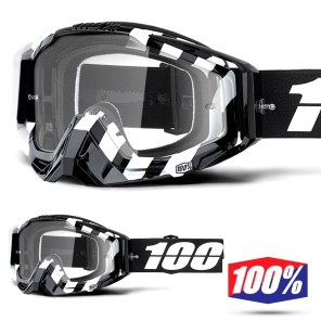 Maschera Cross 100% THE RACECRAFT Alta - Lente Trasparente