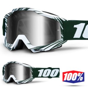 100% Maschera THE ACCURI Acidulous Cyan - Lente Blu Specchio
