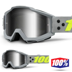 100% Maschera THE ACCURI Acidulous Cyan - Lente Blu Specchio