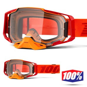 Maschera Cross 100% ARMEGA Litkit - Lente Trasparente
