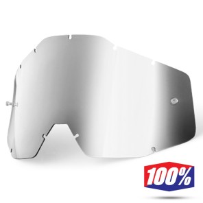 100% Lente Maschere Youth - Argento Specchio