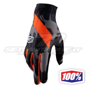 100% Guanti CELIUM Black Camo