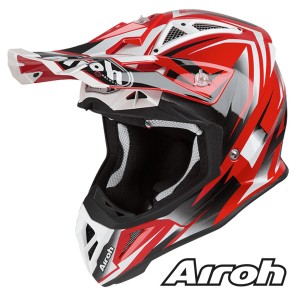 Casco Motocross Airoh AVIATOR 2.3 AMS2 Frame - Rosso Lucido