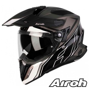 Casco Crossover Airoh COMMANDER Duo - Lucido Opaco