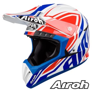 Casco Motocross Airoh SWITCH Impact - Blu