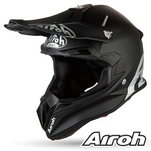 Casco Motocross Airoh TERMINATOR OPEN VISION Color - Nero Opaco