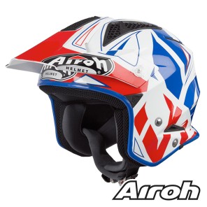 Casco Trial Airoh TRR S Convert - Blu