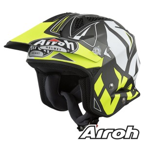 Casco Trial Airoh TRR S Convert - Giallo Opaco