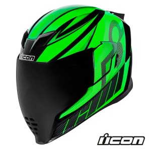 Casco Integrale Icon AIRFLITE QB1 - Verde