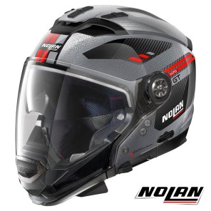 Casco Modulare Nolan N70-2 GT Bellavista 29 N-COM - Scratched Chrome