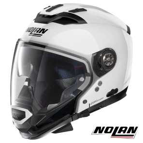 Casco Modulare Nolan N70-2 GT Classic 5 N-COM - Metal White