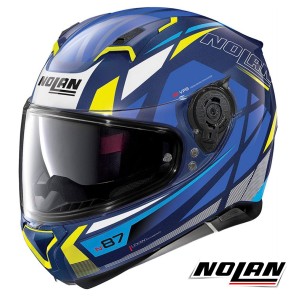 Casco Integrale Nolan N87 Originality 67 N-COM - Imperator Blue