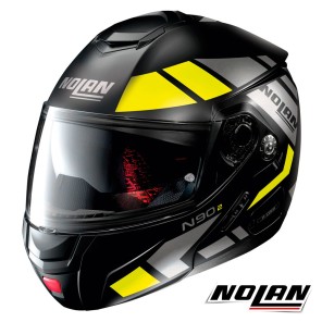 Casco Apribile Nolan N90-2 Euclid 27 N-COM - Flat Black