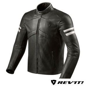 Giacca REV'IT! PROMETHEUS - Nero Bianco