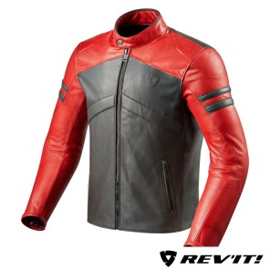 Giacca REV'IT! PROMETHEUS - Rosso Grigio Chiaro