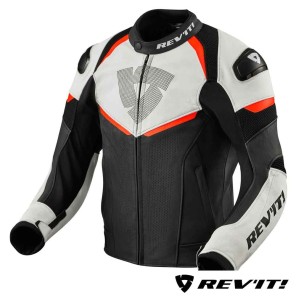 Giacca REV'IT! CONVEX - Nero Rosso Neon