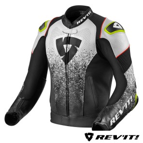 Giacca REV'IT! QUANTUM AIR - Nero Bianco