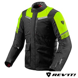 Giacca REV'IT! NEPTUNE 2 GTX - Nero Giallo Neon