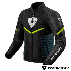 Giacca REV'IT! ARC AIR - Nero Giallo Neon