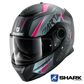 Casco Integrale Shark SPARTAN Karken Mat - Nero Viola Antracite