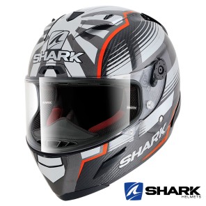 Casco Integrale Shark RACE-R PRO CARBON Replica Zarco Malaysian GP - Nero Rosso Antracite