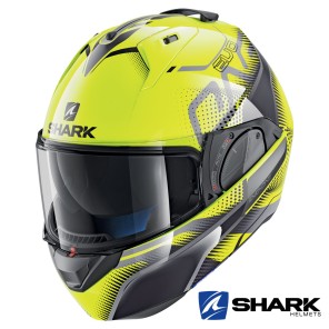 Casco Apribile Shark EVO-ONE 2 Keenser - Giallo Nero Antracite