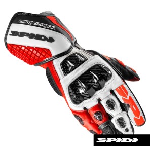 Guanti Pelle Spidi CARBO TRACK EVO - Rosso