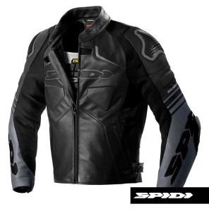 Giacca Pelle Spidi BOLIDE - Nero