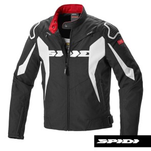 Giacca in Tessuto Spidi SPORT WARRIOR TEX - Nero Bianco