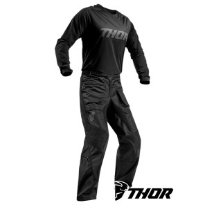 Completo Enduro Thor TERRAIN (Over The Boot) - Nero