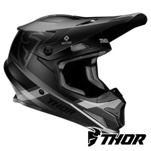 Casco Motocross Thor SECTOR SPLIT - Carbone Nero