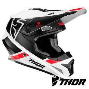 Casco Motocross Thor SECTOR SPLIT - Bianco Nero