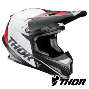 Casco Motocross Thor SECTOR BLADE - Carbone Bianco