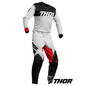 Completo Cross Thor PULSE AIR FACTOR - Bianco Rosso