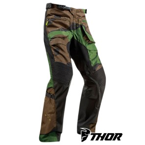 Pantaloni Enduro Thor TERRAIN (Over The Boot) - Verde Camo