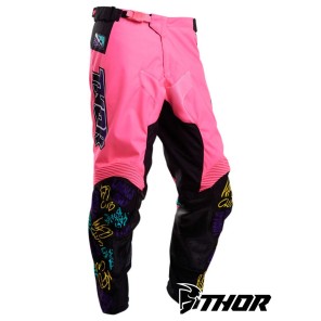 Pantaloni Cross Thor PULSE FAST BOYZ - Rosa