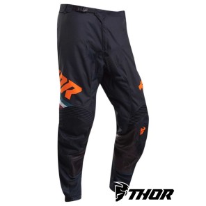 Pantaloni Cross Bambino Thor Youth PULSE AIR PINNER - Blu Notte Arancione