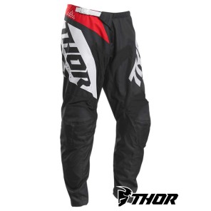 Pantaloni Cross Bambino Thor Youth SECTOR BLADE - Carbone Rosso