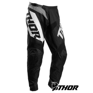 Pantaloni Cross Bambino Thor Youth SECTOR BLADE - Nero Bianco