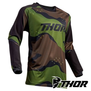 Maglia Enduro Thor TERRAIN - Verde Camo