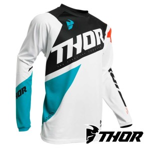 Maglia Cross Thor SECTOR BLADE - Bianco Acqua