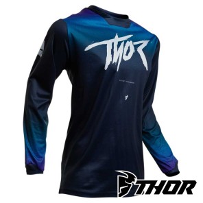 Maglia Cross Donna Thor Women's PULSE FADER - Blu Notte
