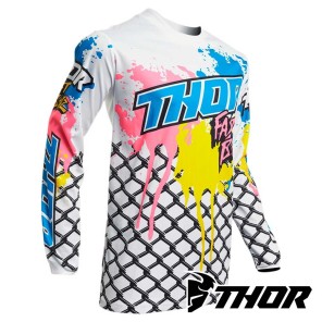 Maglia Cross Bambino Thor Youth PULSE FAST BOYZ - Bianco