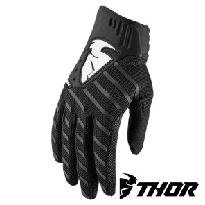 Guanti Cross Thor REBOUND - Nero