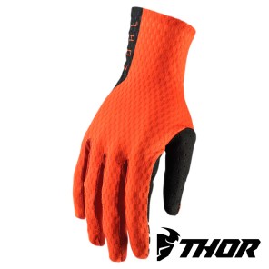 Guanti Cross Thor AGILE - Rosso Arancione Nero